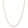 16" 14k Yellow Gold 1.3mm Curb Pendant Chain Necklace