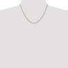 18" 14k Yellow Gold 1.70mm Singapore Chain Necklace