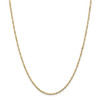 20" 14k Yellow Gold 1.70mm Singapore Chain Necklace