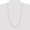 30" 14k Yellow Gold 1.70mm Singapore Chain Necklace