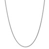 18" 14k White Gold 1.65mm Spiga Chain Necklace