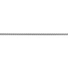 18" 14k White Gold 2mm Spiga Chain Necklace