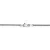 20" 14k White Gold 1.4mm Diamond-cut Spiga Chain Necklace