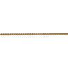 18" 14k Yellow Gold 1.8mm Diamond-cut Spiga Chain Necklace