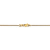 20" 14k Yellow Gold 1mm Spiga with Lobster Clasp Chain Necklace