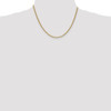 18" 14k Yellow Gold 2mm Spiga Chain Necklace