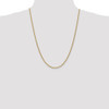 24" 14k Yellow Gold 2mm Spiga Chain Necklace