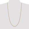 30" 14k Yellow Gold 2mm Spiga Chain Necklace