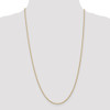 9" 14k Yellow Gold 1.8mm Forzantine Cable Chain Anklet