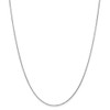 18" 14k White Gold .95mm Diamond-cut Cable Chain Necklace