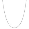 20" 14k White Gold .95mm Diamond-cut Cable Chain Necklace