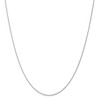 20" 14k White Gold 1mm Spiga with Lobster Clasp Chain Necklace