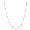 20" 14k Yellow Gold 1mm Singapore Chain Necklace