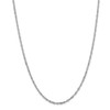 20" 14k White Gold 2.0mm Singapore Chain Necklace