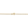 16" 14k Yellow Gold 1.1mm Baby Rope Chain Necklace