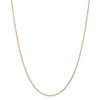 14" 14k Yellow Gold .95mm Diamond-cut Cable Chain Necklace