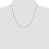 20" 14k Yellow Gold .95mm Diamond-cut Cable Chain Necklace