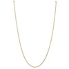 24" 14k Yellow Gold 1.4mm Diamond-cut Round Open Link Cable Chain Necklace