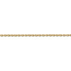 24" 14k Yellow Gold 1.8mm Diamond-cut Round Open Link Cable Chain Necklace