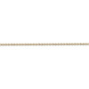 16" 14k Yellow Gold 1.4mm Round Open Wide Link Cable Chain Necklace