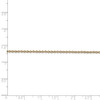 18" 14k Yellow Gold 1.6mm Round Open Link Cable Chain Necklace