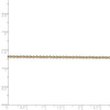 24" 14k Yellow Gold 1.6mm Round Open Link Cable Chain Necklace