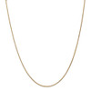 16" 14k Yellow Gold 1.25mm Spiga Chain Necklace