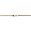 18" 14k Yellow Gold 1.25mm Spiga Chain Necklace