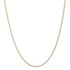 18" 14k Yellow Gold 1.25mm Spiga Chain Necklace