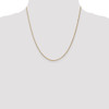 20" 14k Yellow Gold 1.25mm Spiga Chain Necklace