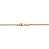 9" 14k Yellow Gold 1.25mm Spiga Chain Anklet