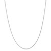 20" 14k White Gold 1.2mm Parisian Wheat Chain Necklace