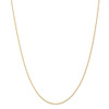 18" 14k Yellow Gold 1mm Parisian Wheat Chain Necklace