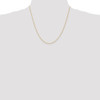 20" 14k Yellow Gold 1mm Parisian Wheat Chain Necklace