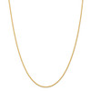 30" 14k Yellow Gold 1.5mm Parisian Wheat Chain Necklace
