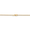 24" 14k Yellow Gold 1.55mm Rolo Pendant Chain Necklace