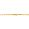 20" 14k Yellow Gold 1.4mm Singapore Chain Necklace
