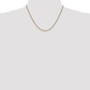 18" 14k Yellow Gold 1.4mm Diamond-cut Spiga Chain Necklace