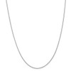 20" 14k White Gold .9mm Cable with Lobster Clasp Chain Necklace