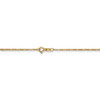 20" 14k Yellow Gold 1.25mm Flat Figaro Pendant Chain Necklace