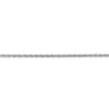 16" 14k White Gold 1.3mm Heavy-Baby Rope Chain Necklace