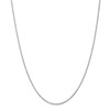 16" 14k White Gold 1.3mm Heavy-Baby Rope Chain Necklace