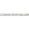 22" Sterling Silver 5.5mm Figaro Anchor Chain Necklace