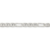 22" Sterling Silver 5.5mm Figaro Anchor Chain Necklace