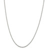 30" Sterling Silver 1.7mm 8 Sided Diamond-cut Box Chain Necklace