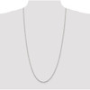 30" Sterling Silver 1.7mm 8 Sided Diamond-cut Box Chain Necklace