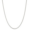 18" Sterling Silver 2mm Box Chain Necklace w/2in ext.