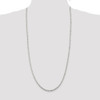 30" Sterling Silver 2.5mm Byzantine Chain Necklace