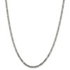 18" Sterling Silver 3.25mm Byzantine Chain Necklace