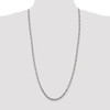 30" Sterling Silver 3.25mm Byzantine Chain Necklace